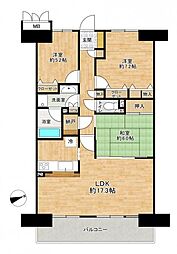 稲毛長沼パークハウス 3SLDKの間取図画像