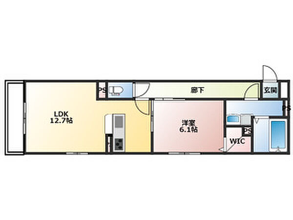 大蔵中町3階建アパート　新築 202｜兵庫県明石市大蔵中町(賃貸アパート1LDK・2階・48.58㎡)の写真 その2