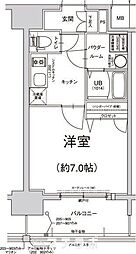 エスリード大須観音プリモ 4階1Kの間取り