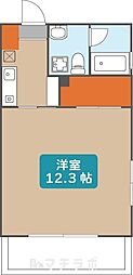 リバーフロントレジデンス 1Kの間取図画像