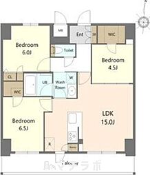 S-RESIDENCE高岳ardent 3LDKの間取図画像