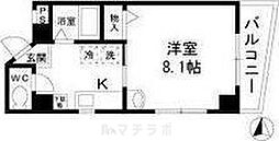サンセイハイツ桜山 1Kの間取図画像