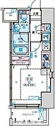 LIVCITY ワンルームの間取図画像