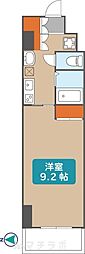 HF久屋大通レジデンス 1Kの間取図画像