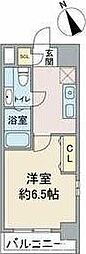 パルティーダ 1Kの間取図画像