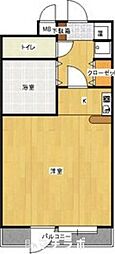 桜山アネックス ワンルームの間取図画像