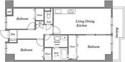 レジデンス代官町スクエア 3LDKの間取図画像
