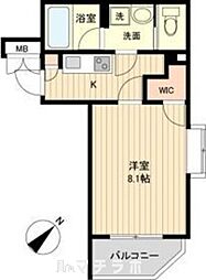 タウンライフ覚王山 1Kの間取図画像