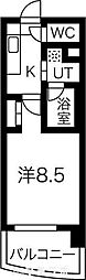タウンライフ千種 1Kの間取図画像