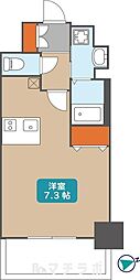 プレサンス久屋大通公園サウス 1Kの間取図画像