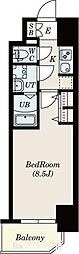S-RESIDENCE黒川本通一丁目 1Kの間取図画像