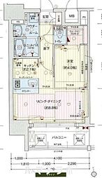 プレサンス鶴舞公園ウィズ 1LDKの間取図画像
