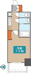 プレサンス栄フェル 1Kの間取図画像