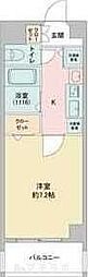 ベレーサ金山 1Kの間取図画像