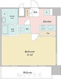 クレシェール大須 1Kの間取図画像
