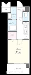MX-4 1Kの間取図画像