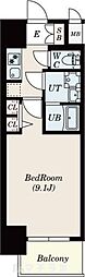 S-RESIDENCE名駅West 1Kの間取図画像