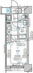 ディアレイシャス名古屋太閤通3 1Kの間取図画像