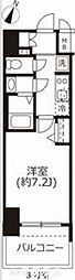 アドバンス名古屋モクシー 1Kの間取図画像