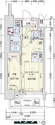 プレサンス栄フロント 1LDKの間取図画像