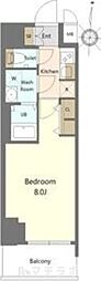 S-RESIDENCE高岳bresa(ブレサ) 1Kの間取図画像