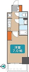 プレサンス久屋大通公園セラフィ 1Kの間取図画像