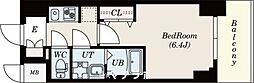 S-RESIDENCE平安通 1Kの間取図画像