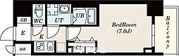 S-RESIDENCE名駅North 1Kの間取図画像