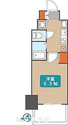 プレサンス金山グリーンパークス 1Kの間取図画像
