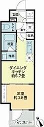 名古屋市千種区内山1丁目マンション 1DKの間取図画像