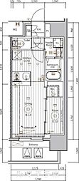 メイクスWアート上前津V 1DKの間取図画像