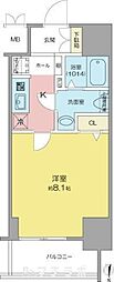 SHOKEN Residence名古屋SOUTH 1Kの間取図画像