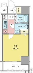SHOKEN Residence名古屋SOUTH 1Kの間取図画像