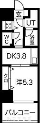 さくらヒルズニシキプラチナムレジデンス 1DKの間取図画像