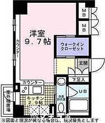 KDXレジデンス東桜1 ワンルームの間取図画像
