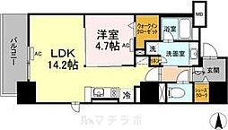オアシス金山 1LDKの間取図画像