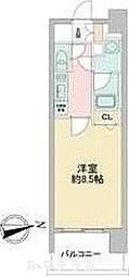 ルクレ新栄レジデンス 1Kの間取図画像
