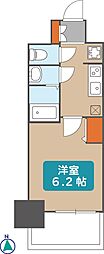 プレサンス新栄ユリシス 1Kの間取図画像