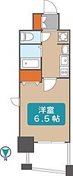 プレサンス大須観音駅前サクシード 1Kの間取図画像