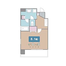 共同ハイツ西大須 1Kの間取図画像
