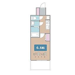 アステリ鶴舞エーナ 1Kの間取図画像