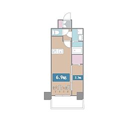 メイクスアート名古屋城西 1LDKの間取図画像