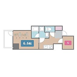 E-city大須 1Kの間取図画像