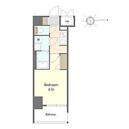 S-RESIDENE名駅北alesia(アレシア) 1Kの間取図画像