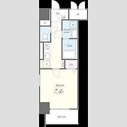 シャルマンソワレ名駅 1Kの間取図画像