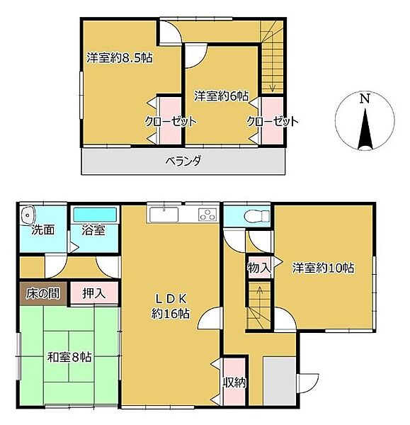 間取りを拡大表示
