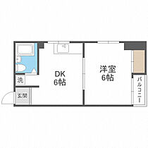 カーム敷津  ｜ 大阪府大阪市浪速区敷津西2丁目7-27（賃貸マンション1DK・4階・26.00㎡） その2