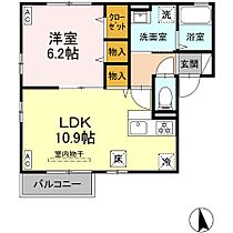 東京都小平市大沼町1丁目（賃貸アパート1LDK・1階・42.14㎡） その2