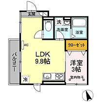 東京都国分寺市本多1丁目（賃貸アパート1LDK・3階・31.42㎡） その2