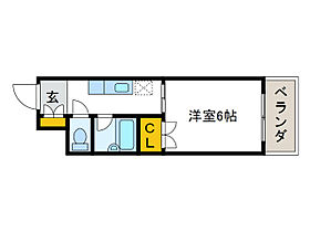 東洋プラザ泉尾  ｜ 大阪府大阪市大正区泉尾4丁目（賃貸マンション1K・8階・19.80㎡） その2